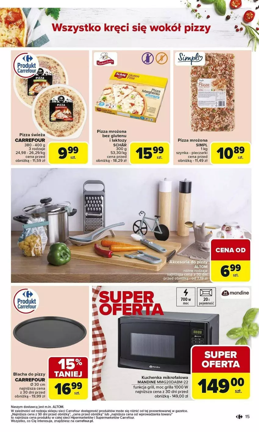 Gazetka promocyjna Carrefour - ważna 03.02 do 08.02.2025 - strona 7 - produkty: Fa, Grill, Piec, Pizza, Szynka