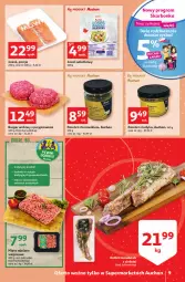Gazetka promocyjna Auchan - Wiosenne okazje są w cenie Supermarkety - Gazetka - ważna od 04.05 do 04.05.2022 - strona 9 - produkty: Mięso mielone, Por, Pasztet z indyka, Pasztet, Sałat, Burger, Borowiki, Mięso