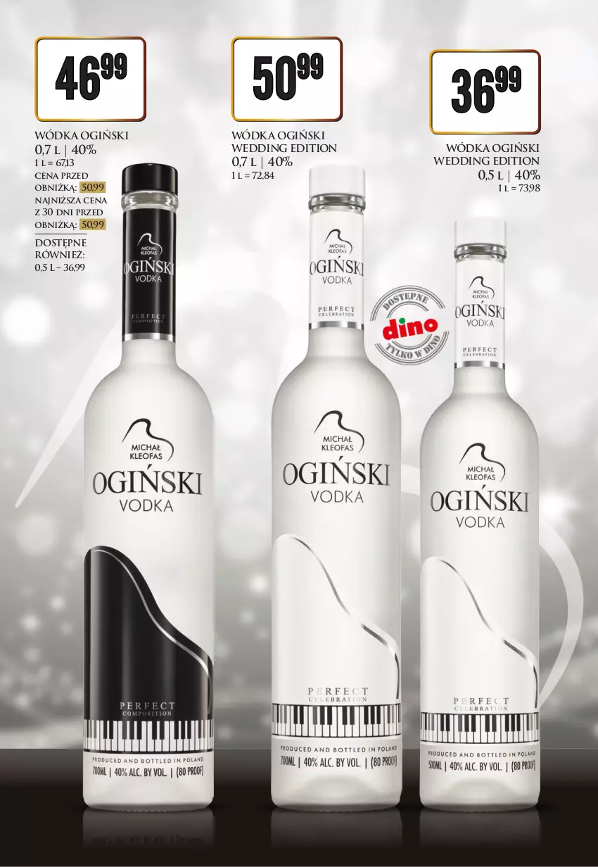 Gazetka promocyjna Dino - Katalog alkoholowy / listopad 2024 - ważna 28.10 do 02.11.2024 - strona 5 - produkty: Ogiński, Wódka