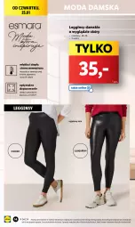 Gazetka promocyjna Lidl - GAZETKA - Gazetka - ważna od 27.01 do 27.01.2024 - strona 16 - produkty: Gin, Moda, Legginsy