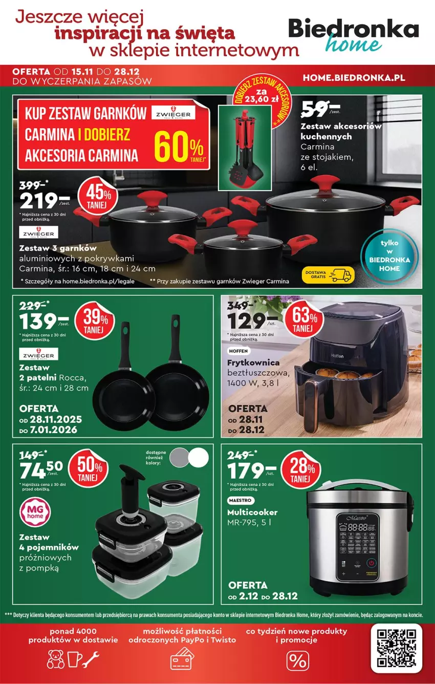 Gazetka promocyjna Biedronka - Home - ważna 06.12 do 13.12.2025 - strona 3 - produkty: Pojemnik, Stojak