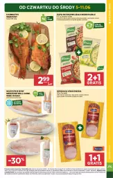 Gazetka promocyjna Stokrotka - Supermarket - Gazetka - ważna od 11.06 do 11.06.2025 - strona 3 - produkty: Warzywa, Por, Gra, Karmazyn wędzony, Zupa, Kiełbasa krakowska, Tarczyński, Owoce, Kiełbasa, Mięso, Knorr