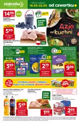 Gazetka promocyjna Stokrotka - Market - Gazetka - ważna od 22.05 do 22.05.2024 - strona 1 - produkty: Piwa, Piwo, Kurczak, Lubella, Makaron, Gra, 7up, Bell, Mirinda, Tyskie, Pepsi, Mleczko, Czekolada, Boczek, Bella, Masło, Napój, Milka