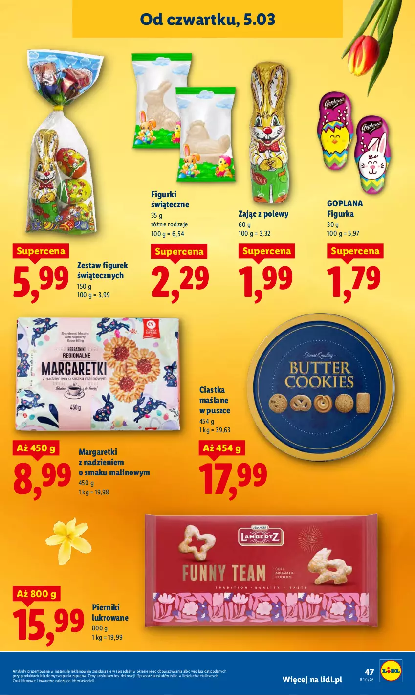 Gazetka promocyjna Lidl - GAZETKA - ważna 05.03 do 07.03.2026 - strona 49 - produkty: Ciastka, Goplana, LANA, Piernik