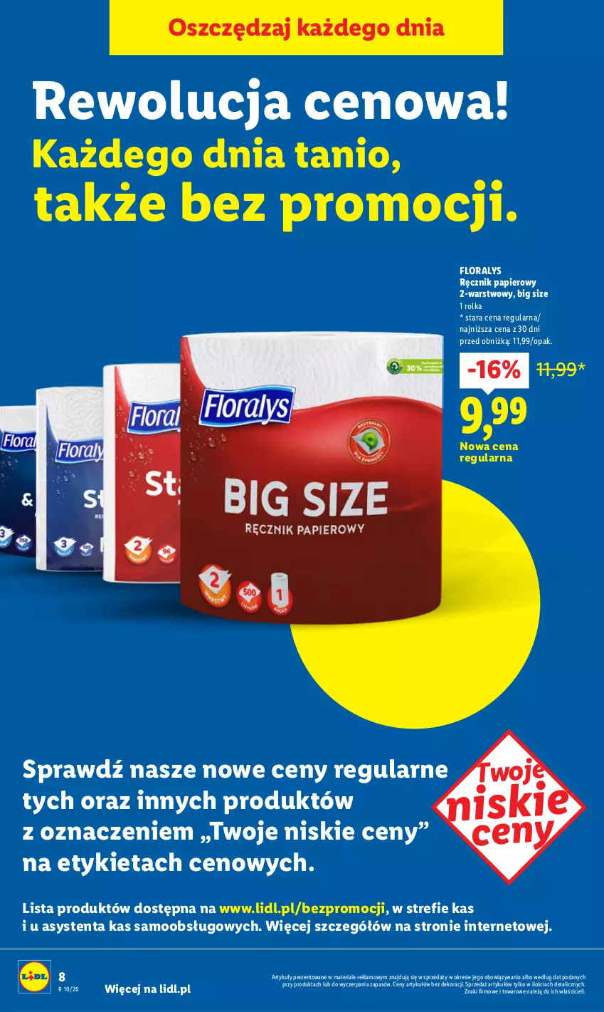 Gazetka promocyjna Lidl - GAZETKA - ważna 05.03 do 07.03.2026 - strona 8 - produkty: Flora, Papier, Ręcznik
