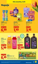 Gazetka promocyjna Lidl - GAZETKA - Gazetka - ważna od 07.03 do 07.03.2026 - strona 59 - produkty: Sok, Mus, Pigwowiec, Lemoniada, Tablet, Kaktus, Napoje, Tabletki musujące, Limonka, Kubuś, Pokémon, Mango, Napój, HP