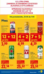 Gazetka promocyjna Lidl - GAZETKA - Gazetka - ważna od 07.03 do 07.03.2026 - strona 61 - produkty: Piwa, Gra, Heineken, Tyskie, Warka, Harnaś, Kozel