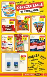 Gazetka promocyjna Arhelan - Gazetka - Gazetka - ważna od 12.11 do 12.11.2023 - strona 13 - produkty: Krakus, Parówki sokoliki, Sok, Ser, Por, Danone, Piątnica, Sokołów, Parówki, Mascarpone, Szynka, Serek, Herbatniki, Znicz, Baton, Danio