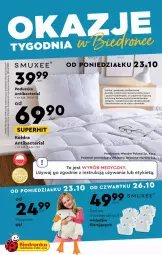Gazetka promocyjna Biedronka - Gazetka - ważna od 04.11 do 04.11.2023 - strona 1 - produkty: Kołdra, Kret, Robot, Poduszka