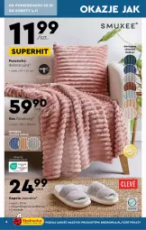 Gazetka promocyjna Biedronka - Gazetka - ważna od 04.11 do 04.11.2023 - strona 6 - produkty: Koc, Kapcie, Poszewka, Tera