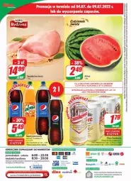 Gazetka promocyjna Dino - Gazetka - Gazetka - ważna od 12.07 do 12.07.2022 - strona 24 - produkty: Piwo, Ser, JBL, Tera, Szynka, Pepsi, Napój gazowany, Arbuz, Napój, Fa