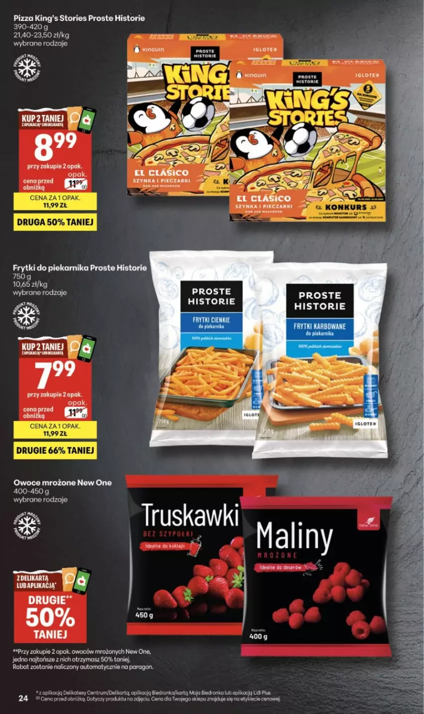Gazetka promocyjna Delikatesy Centrum - Franczyza DC03 Czwartek - ważna 15.01 do 21.01.2026 - strona 24 - produkty: Deser, Owoce, Piec, Pizza, Pur, Rum, Ser, Szynka