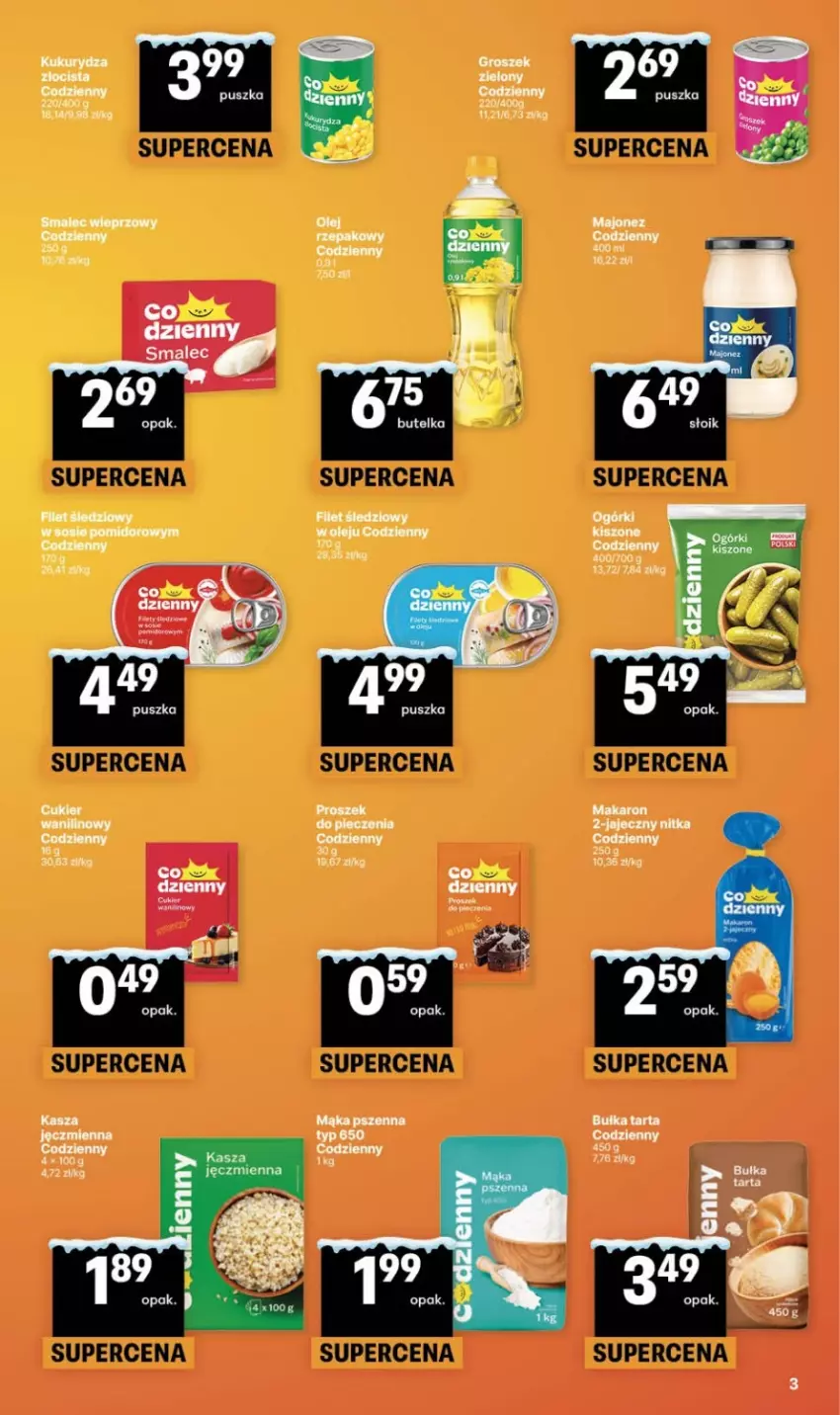 Gazetka promocyjna Delikatesy Centrum - Franczyza DC03 Czwartek - ważna 15.01 do 21.01.2026 - strona 3 - produkty: Groszek, Mąka, Mąka pszenna, Paola, Sos