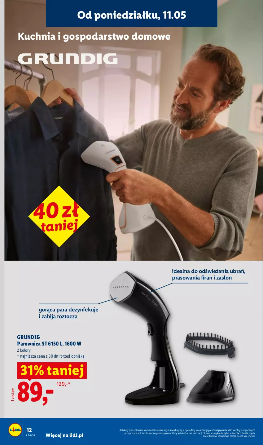Gazetka promocyjna Lidl - Katalog ważny od 11.05 - ważna 11.05 do 16.05.2026 - strona 14 - produkty: Kuchnia, Parownica