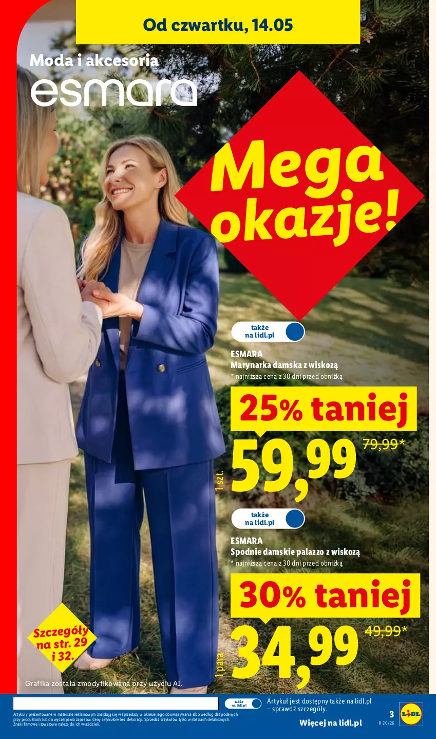 Gazetka promocyjna Lidl - Katalog ważny od 11.05 - ważna 11.05 do 16.05.2026 - strona 3 - produkty: Gra, Grafika, Moda, Spodnie
