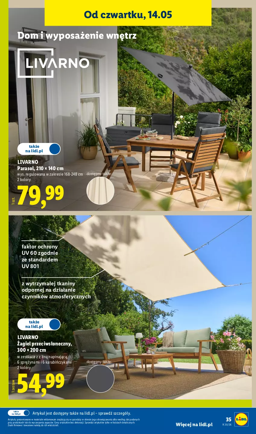 Gazetka promocyjna Lidl - Katalog ważny od 11.05 - ważna 11.05 do 16.05.2026 - strona 41 - produkty: Fa, Ivar, Parasol, Por