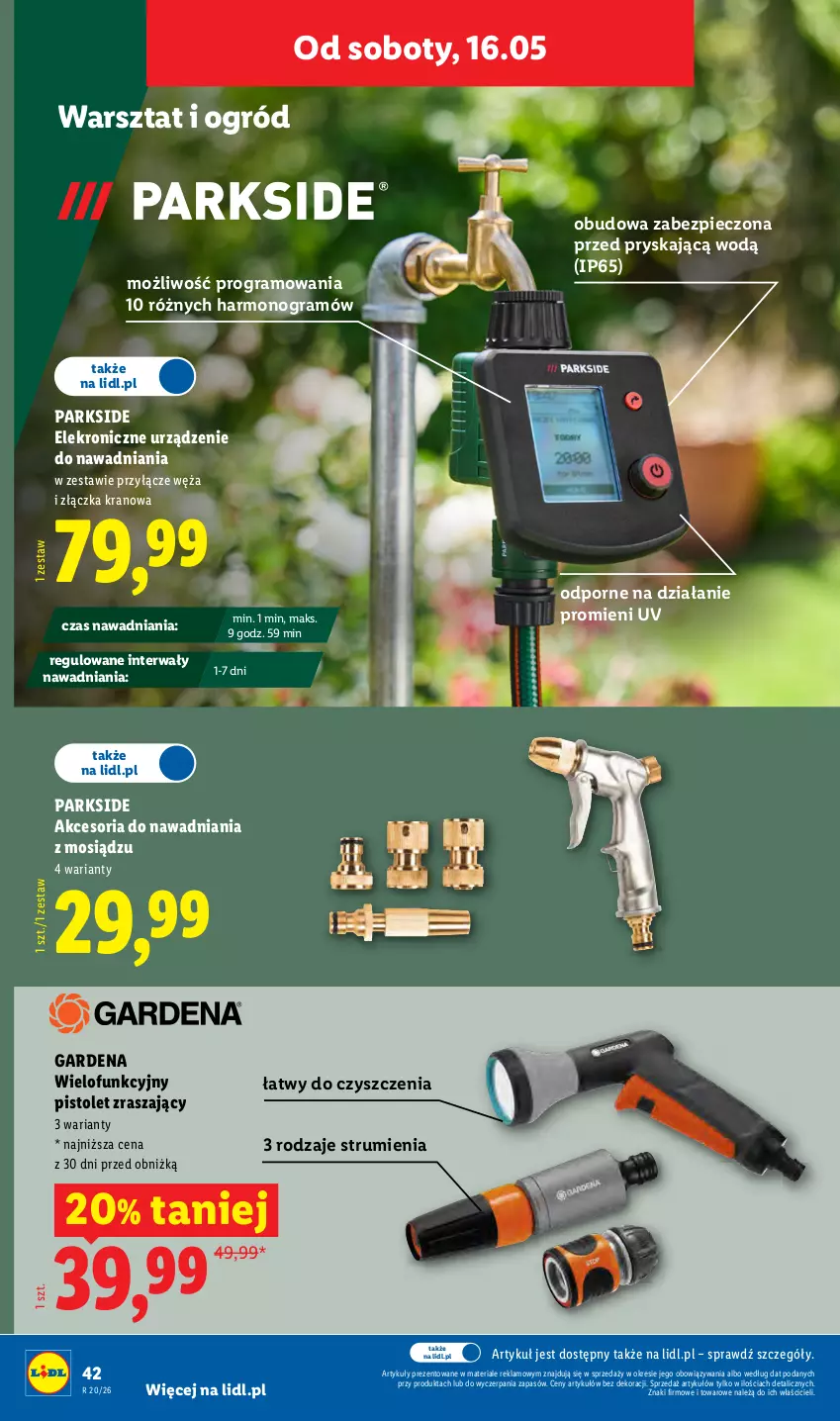Gazetka promocyjna Lidl - Katalog ważny od 11.05 - ważna 11.05 do 16.05.2026 - strona 48 - produkty: Gra, Ogród, Parkside, Piec, Pistolet, Por, Rum