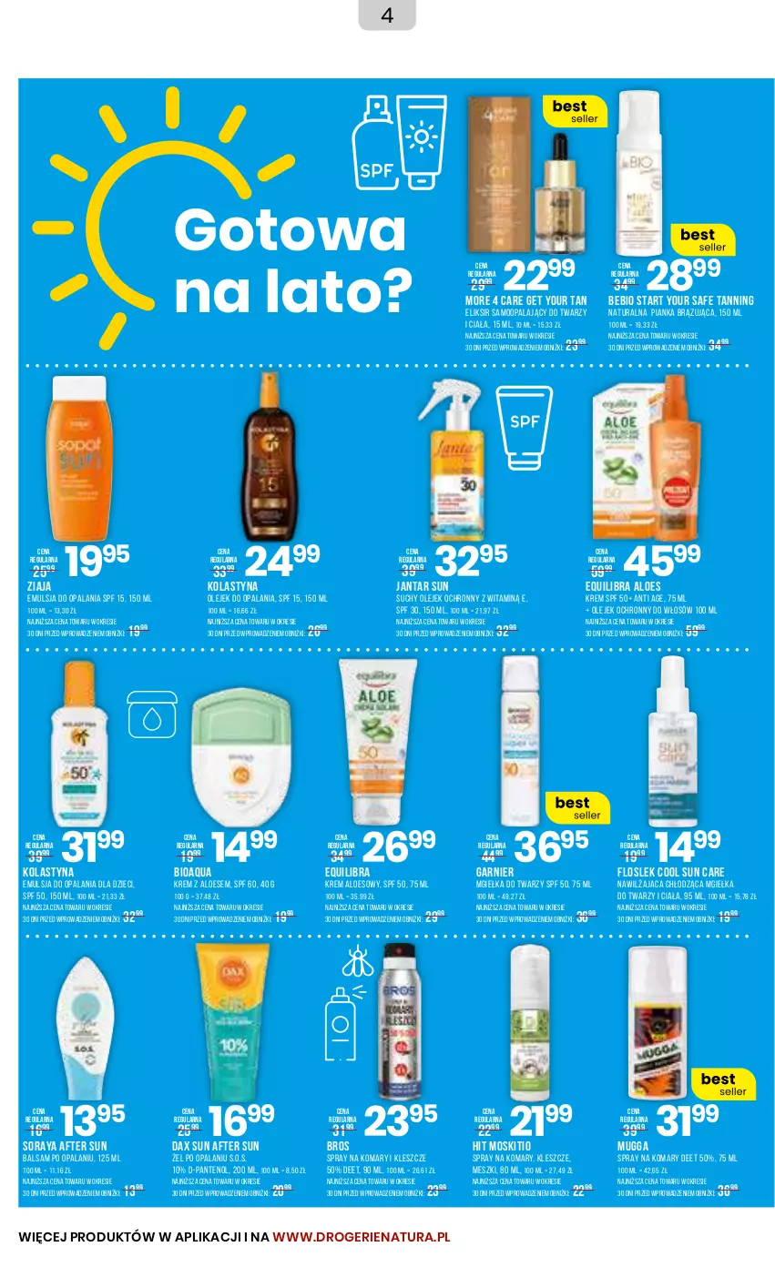 Gazetka promocyjna Drogerie Natura - Gazetka Drogerie Natura - ważna 05.06 do 04.07.2024 - strona 4 - produkty: DAX, Dzieci, Emulsja, Garnier, Mgiełka do twarzy, Olej, Ziaja