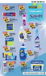 Gazetka promocyjna Netto - Gazetka spożywcza - Gazetka - ważna od 28.08 do 28.08.2021 - strona 15 - produkty: Płyn do prania, Odplamiacz, Płyn do płukania, Zmywaki kuchenne, Kapsułki do prania