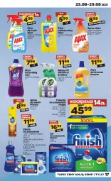 Gazetka promocyjna Netto - Gazetka spożywcza - Gazetka - ważna od 28.08 do 28.08.2021 - strona 17 - produkty: Sól, Cif, Ajax, Finish, Tablet, Płyn nabłyszczający, Pronto, Płyn do szyb