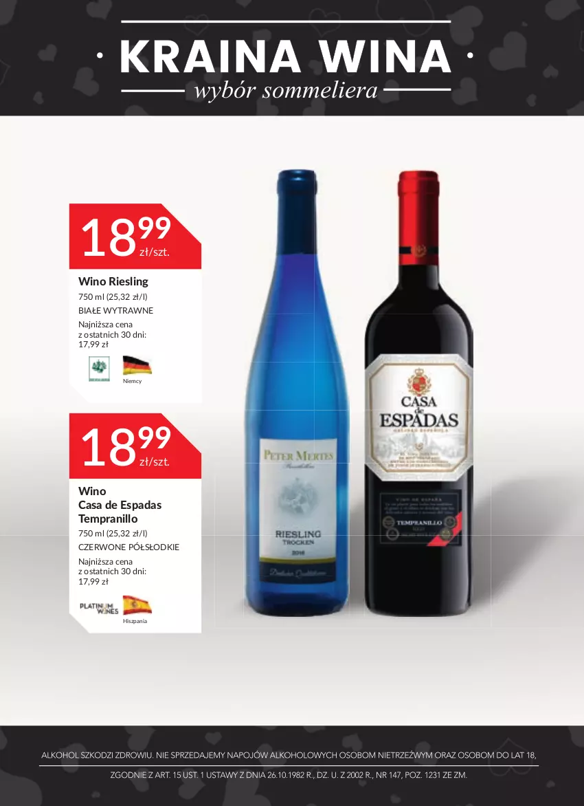 Gazetka promocyjna Stokrotka - Katalog Walentynkowy - ważna 02.02 do 01.03.2023 - strona 14 - produkty: Wino