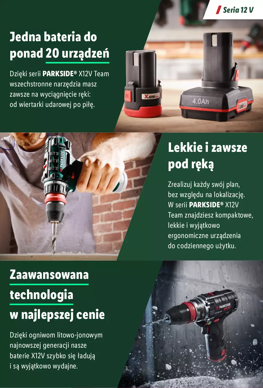 Gazetka promocyjna Lidl - KATALOG PARKSIDE - ważna 04.09 do 20.10.2023 - strona 14 - produkty: Bateria, Parkside, Ser