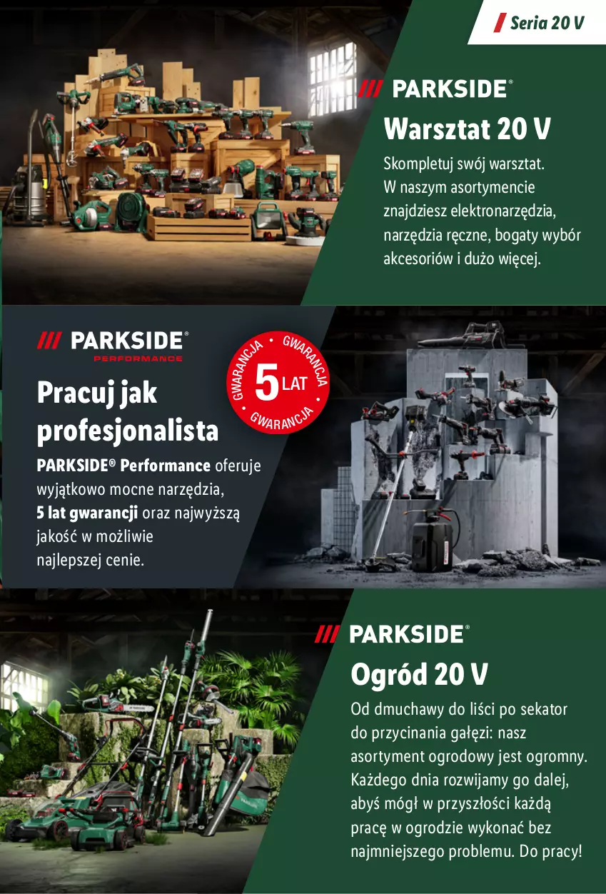 Gazetka promocyjna Lidl - KATALOG PARKSIDE - ważna 04.09 do 20.10.2023 - strona 19 - produkty: Ogród, Parkside, Sekator, Ser