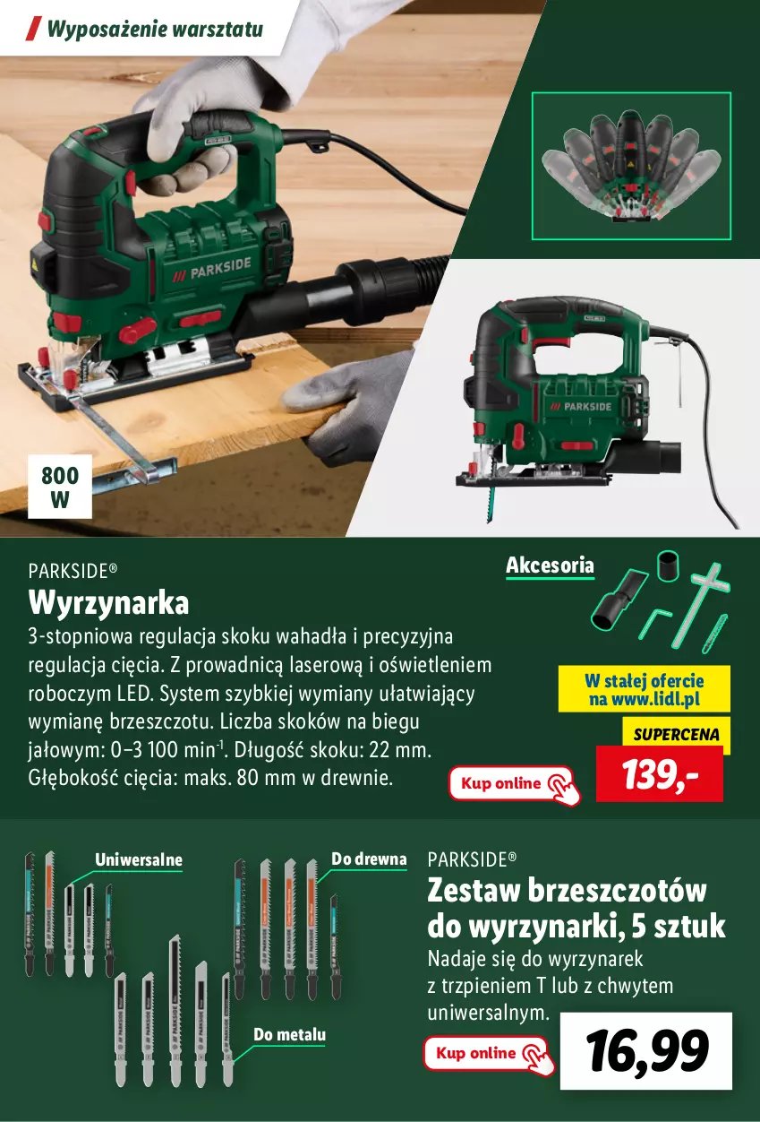 Gazetka promocyjna Lidl - KATALOG PARKSIDE - ważna 04.09 do 20.10.2023 - strona 8 - produkty: Parkside, Ser, Top, Wyrzynarka