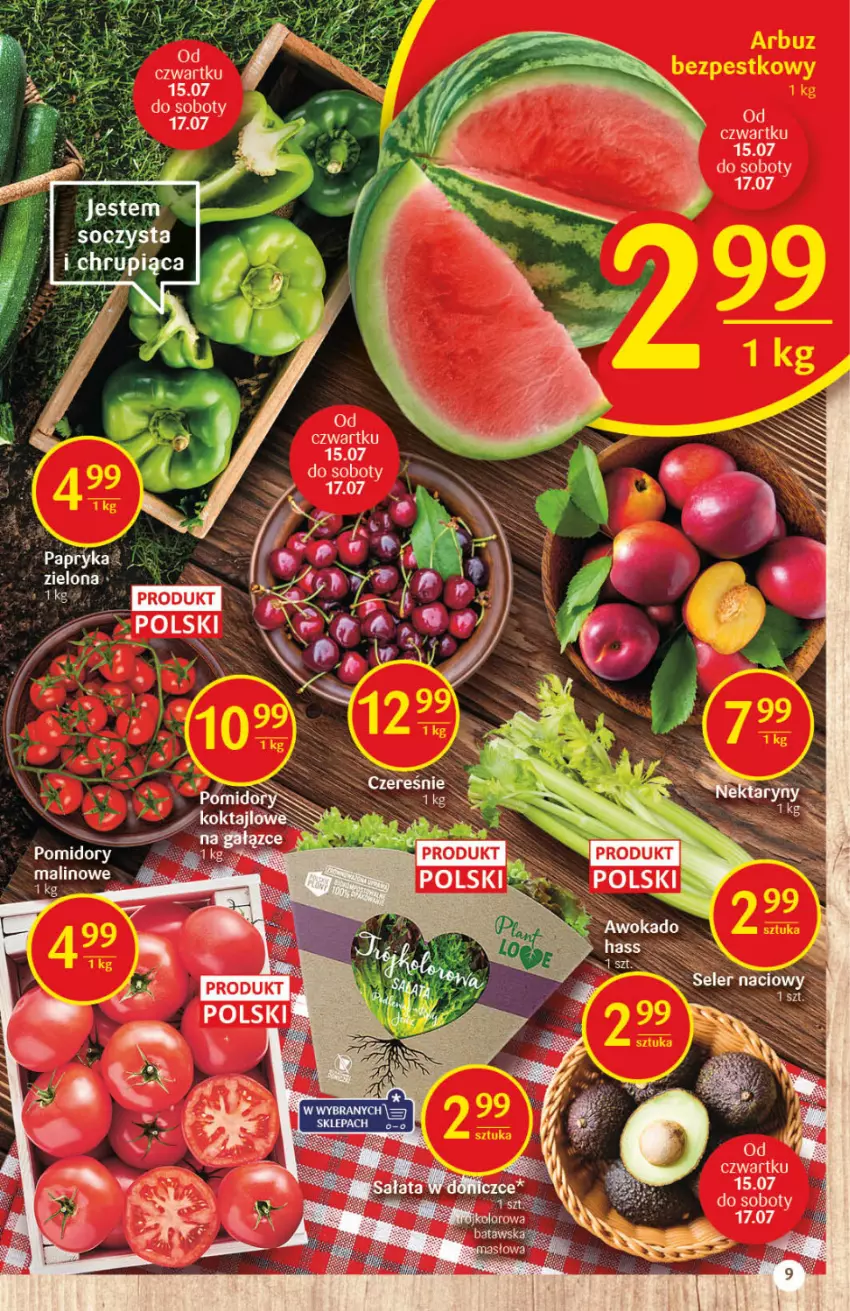 Gazetka promocyjna Delikatesy Centrum - Gazetka Delikatesy Centrum - ważna 15.07 do 21.07.2021 - strona 9 - produkty: Papryka, Seler naciowy