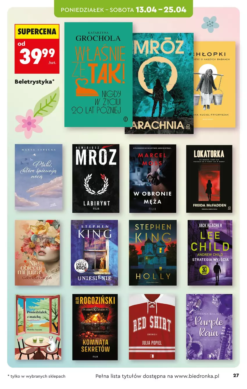 Gazetka promocyjna Biedronka - Okazje Tygodnia - ważna 11.04 do 25.04.2026 - strona 27 - produkty: Babka, Groch, Kret