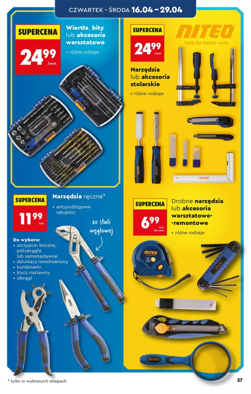 Gazetka promocyjna Biedronka - Okazje Tygodnia - ważna 11.04 do 25.04.2026 - strona 37 - produkty: Szczypce