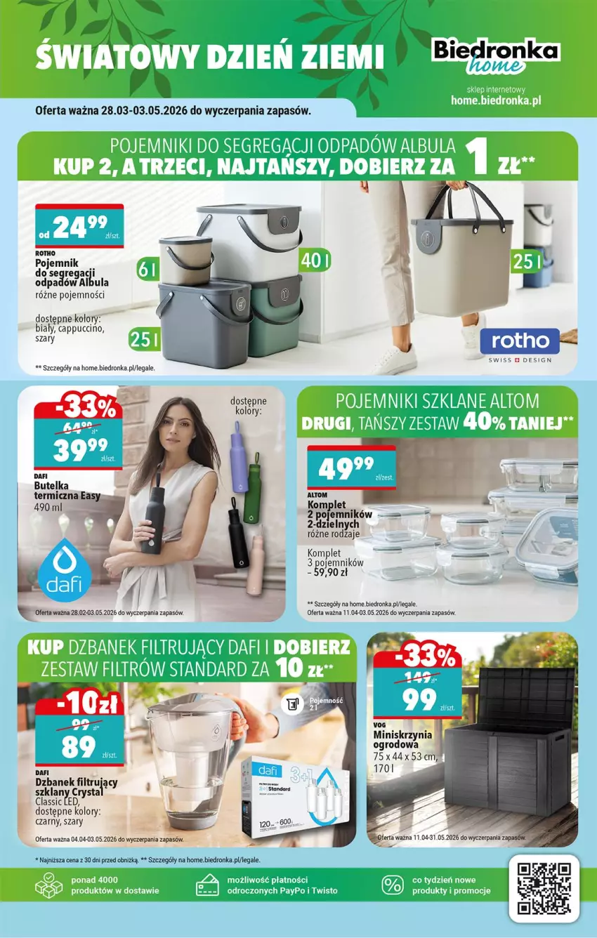 Gazetka promocyjna Biedronka - Okazje Tygodnia - ważna 11.04 do 25.04.2026 - strona 43 - produkty: Cappuccino, Dzbanek, Fa, Pojemnik