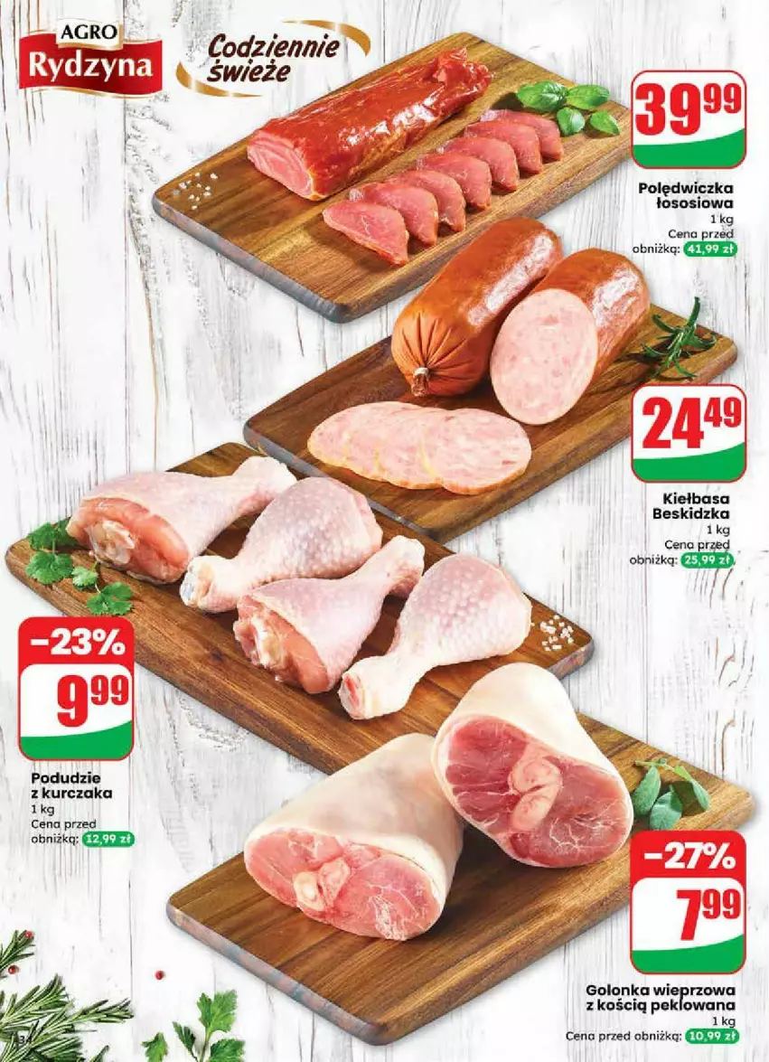 Gazetka promocyjna Dino - ważna 24.09 do 30.09.2025 - strona 28 - produkty: Golonka wieprzowa, Kiełbasa, Kurczak, Podudzie z kurczaka, Sos