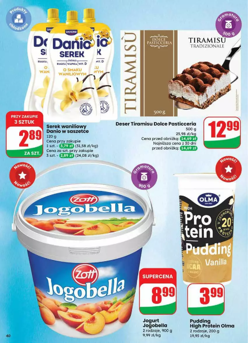 Gazetka promocyjna Dino - ważna 24.09 do 30.09.2025 - strona 35 - produkty: Bell, Bella, Deser, Jogobella, Jogurt, Olma, Pudding, Ser, Serek