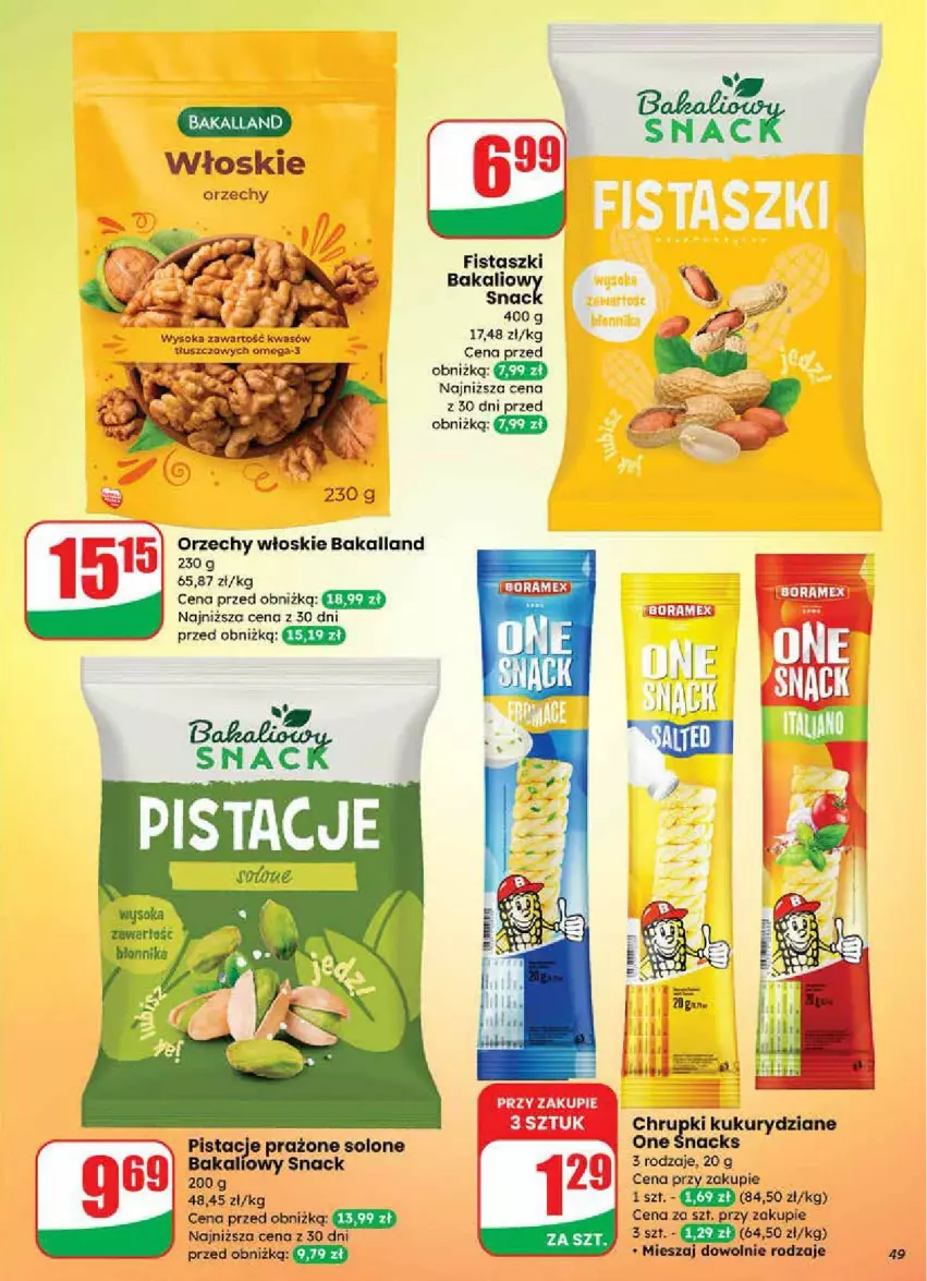 Gazetka promocyjna Dino - ważna 24.09 do 30.09.2025 - strona 44 - produkty: Bakalland, Chrupki, Orzechy włoskie