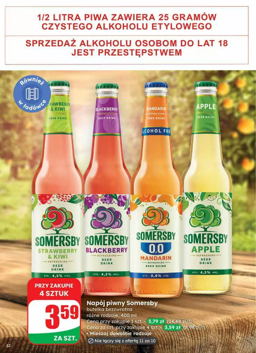 Gazetka promocyjna Dino - ważna 24.09 do 30.09.2025 - strona 48 - produkty: Kiwi, Napój, Somersby