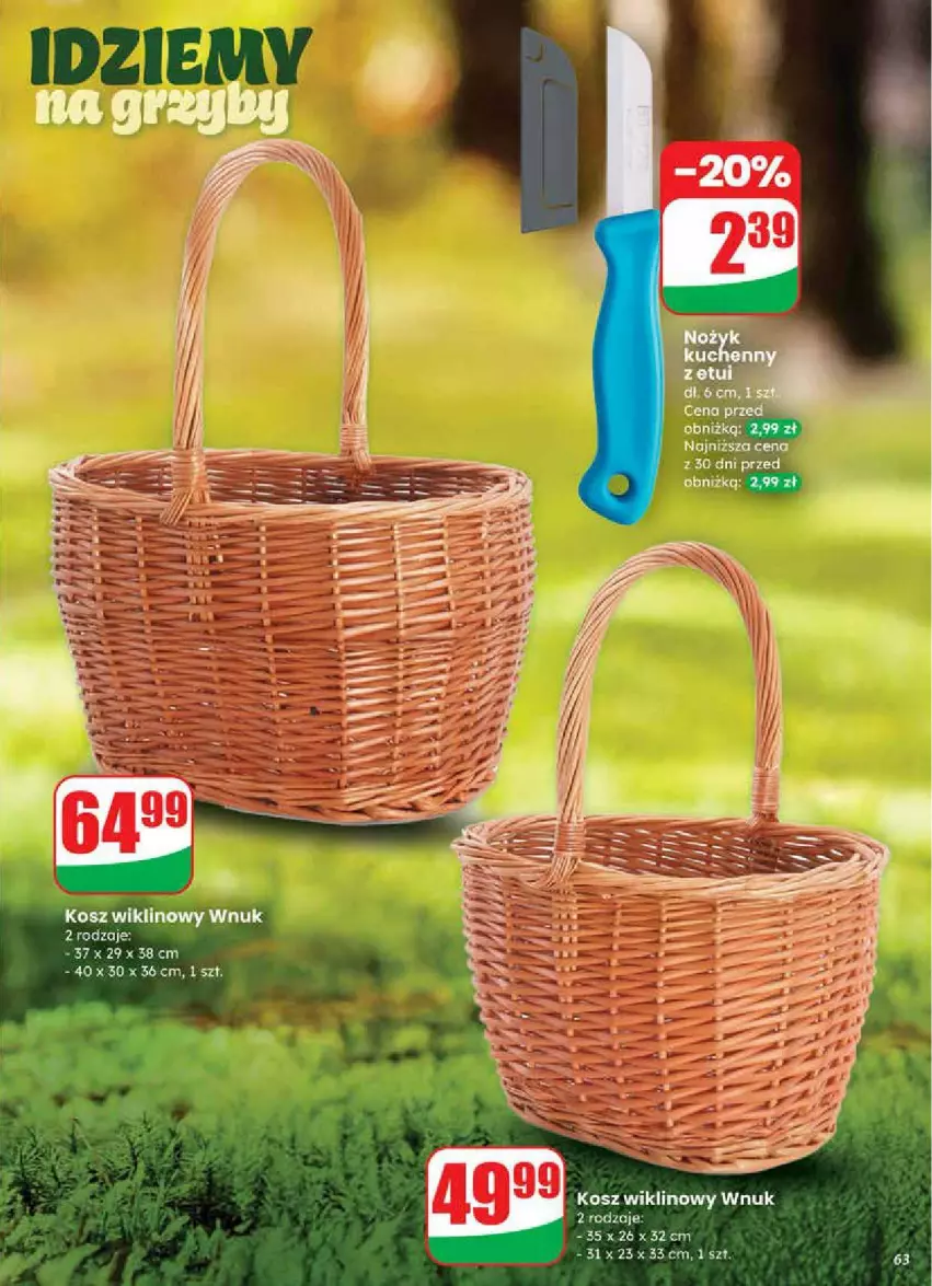 Gazetka promocyjna Dino - ważna 24.09 do 30.09.2025 - strona 60 - produkty: Kosz