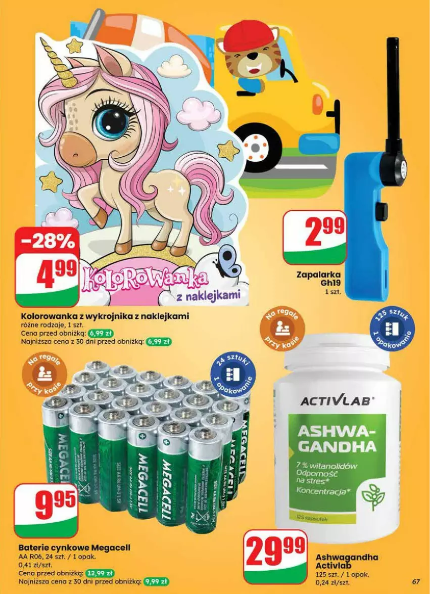 Gazetka promocyjna Dino - ważna 24.09 do 30.09.2025 - strona 64 - produkty: Cynk, Klej, Kolorowanka, Por, Waga, Zapalarka