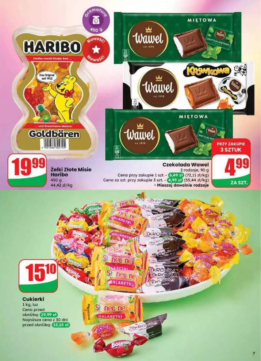 Gazetka promocyjna Dino - ważna 24.09 do 30.09.2025 - strona 67 - produkty: Cukier, Cukierki, Czekolada, Haribo, Wawel