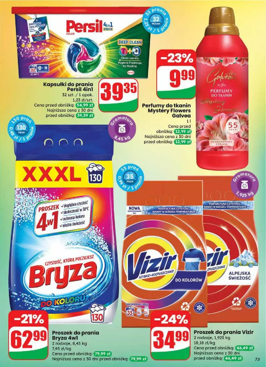 Gazetka promocyjna Dino - ważna 24.09 do 30.09.2025 - strona 71 - produkty: Kapsułki do prania, Perfum, Persil, Proszek do prania, Vizir