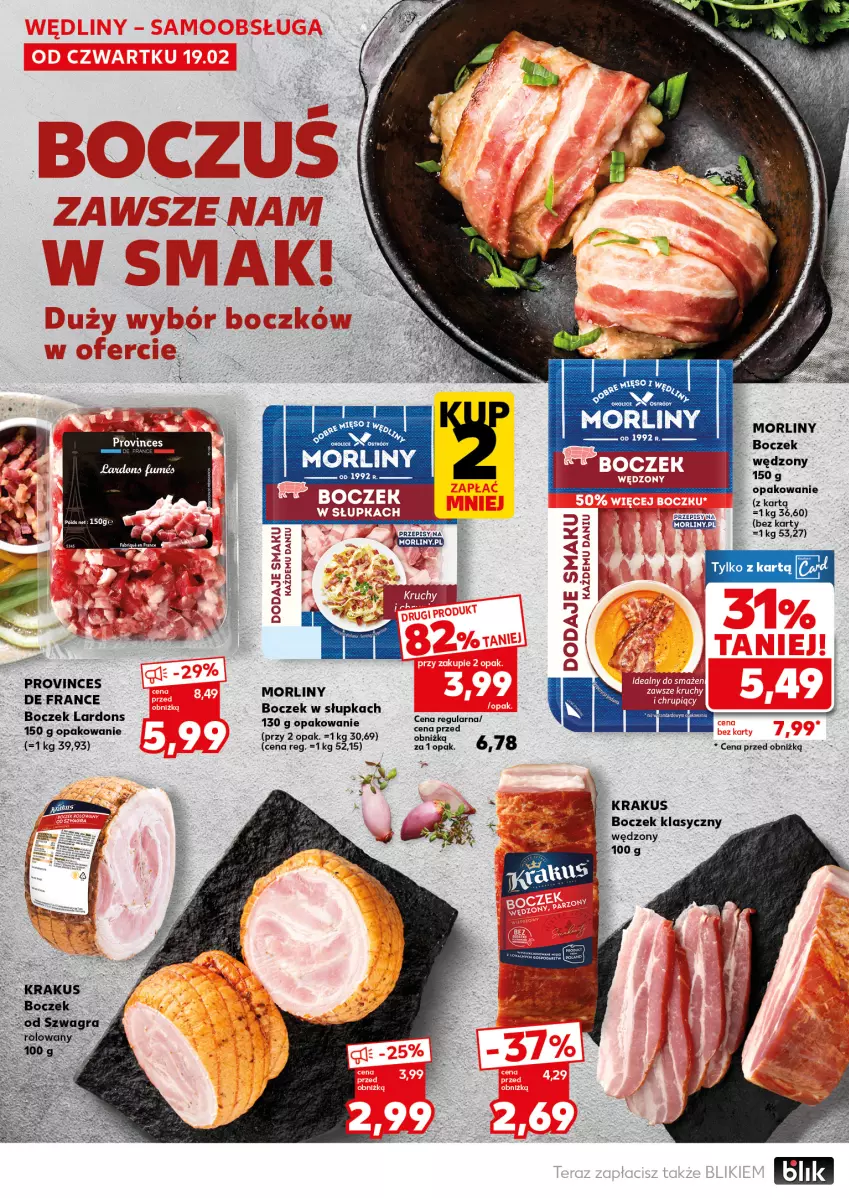 Gazetka promocyjna Kaufland - Mocny Start - ważna 23.02 do 25.02.2026 - strona 18 - produkty: Boczek, Krakus, Morliny