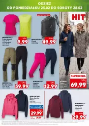 Gazetka promocyjna Kaufland - Mocny Start - Gazetka - ważna od 25.02 do 25.02.2026 - strona 27 - produkty: Top, Gin, T-shirt, Plecak, Legginsy, Spodnie, Bluza