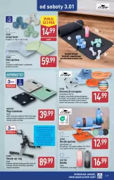 Gazetka promocyjna Aldi - Pełna oferta - Gazetka - ważna od 03.01 do 03.01.2026 - strona 31 - produkty: Por, Rama, Waga łazienkowa, Zestaw hantli, Ręcznik, Sport, Mata sportowa, Ekspander, Bateria, Waga