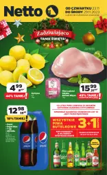 Gazetka promocyjna Netto - Artykuły spożywcze - Gazetka - ważna od 29.11 do 29.11.2023 - strona 1 - produkty: Piwa, Gra, Pepsi max, Mirinda, Filet z piersi indyka, Pepsi