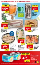 Gazetka promocyjna Lidl - GAZETKA - Gazetka - ważna od 24.02 do 24.02.2021 - strona 15 - produkty: Pstrąg tęczowy, Miruna, Karp, Pstrąg, Mintaj