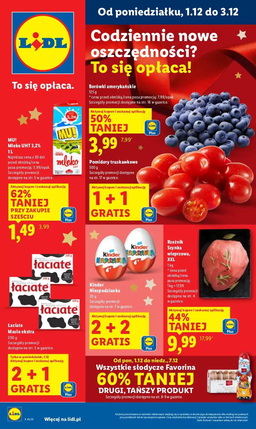 Gazetka promocyjna Lidl - GAZETKA - ważna 01.12 do 03.12.2025 - strona 1
