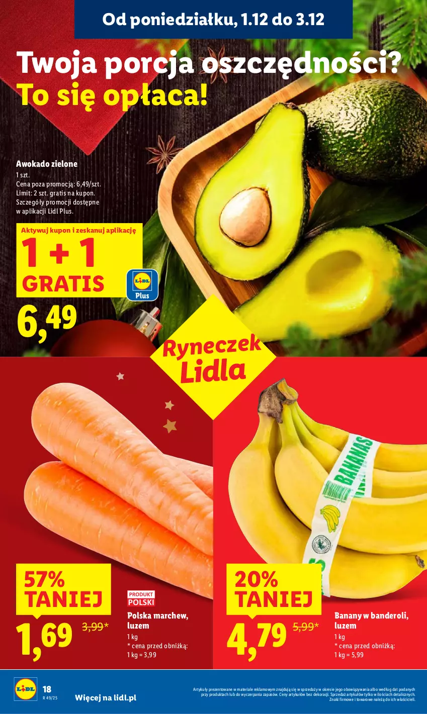 Gazetka promocyjna Lidl - GAZETKA - ważna 01.12 do 03.12.2025 - strona 20 - produkty: Banany, Gra, Por