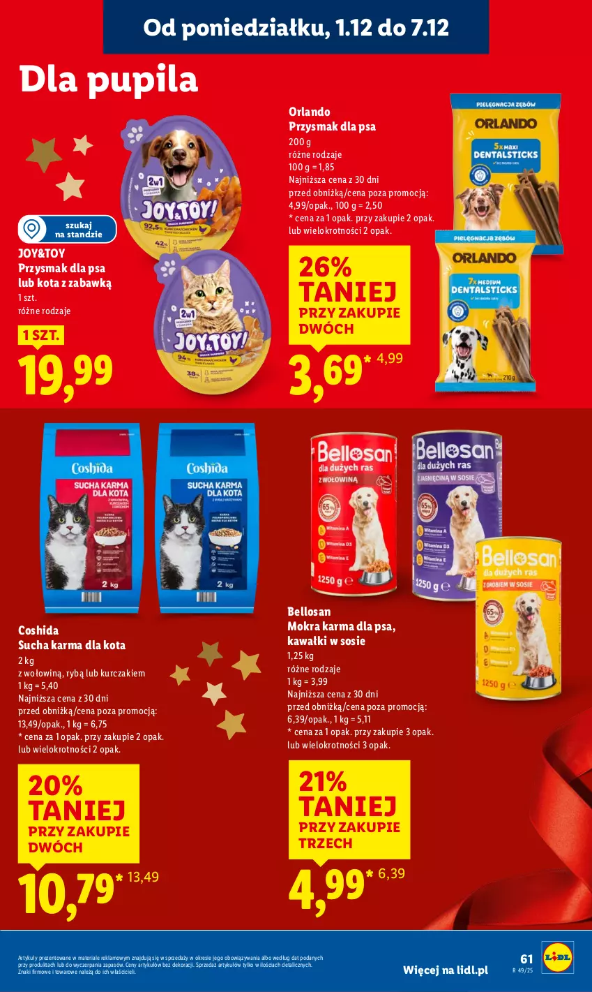 Gazetka promocyjna Lidl - GAZETKA - ważna 01.12 do 03.12.2025 - strona 63 - produkty: Bell, Kawa, Kurczak, Mokra karma, Przysmak dla psa, Sos, Sucha karma