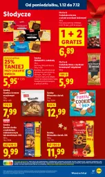 Gazetka promocyjna Lidl - GAZETKA - Gazetka - ważna od 03.12 do 03.12.2025 - strona 39 - produkty: Ciastka, Ser, Gra, Stek, Czekolada mleczna, Herbatniki, Czekolada, Deser
