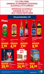 Gazetka promocyjna Lidl - GAZETKA - Gazetka - ważna od 03.12 do 03.12.2025 - strona 49 - produkty: Piwa, Piwo, Ser, Gin, Desperados, Perła, Szklanka